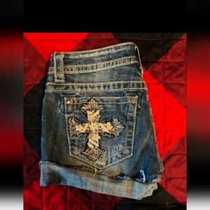 Cross MISS ME shorts